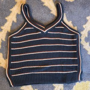 Madewell Stockton Sweater Tank in Stripe